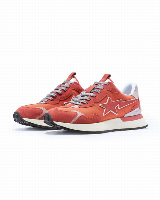 Orange Bape Road STA Express #3 M1 Men's Sneakers | ZA-01382