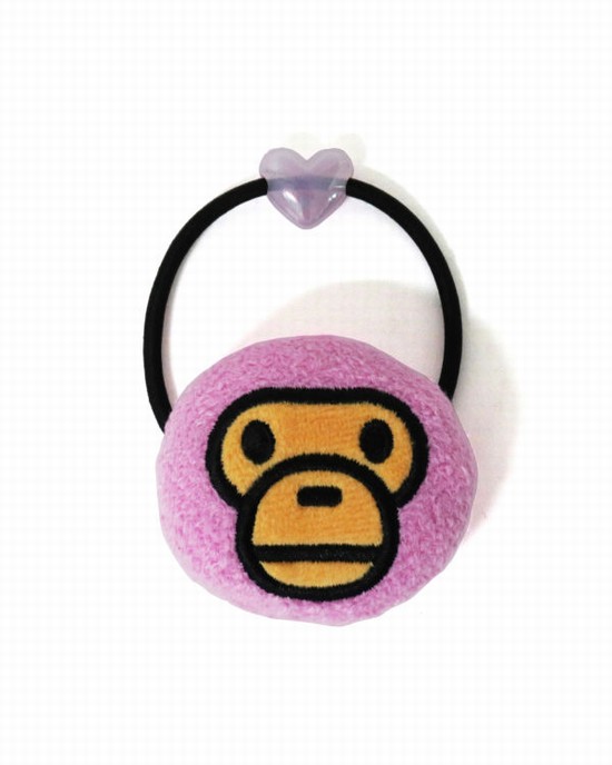 Pink Bape Milo Rubber Accessory Kids' Hair Accessories | ZA-21597