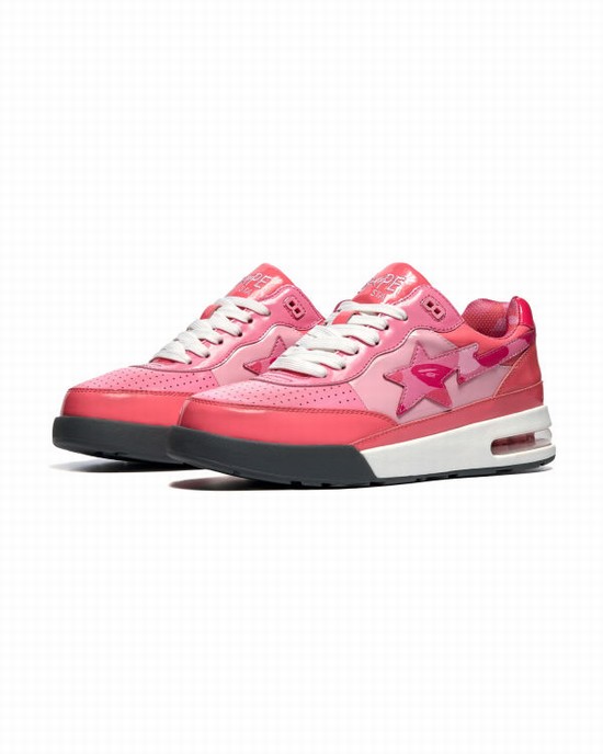 Pink Bape Road STA #1 M1 Men's Sneakers | ZA-54890