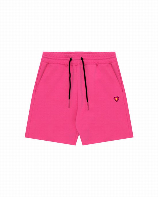 Pink Bape Track Women's Shorts | ZA-69245