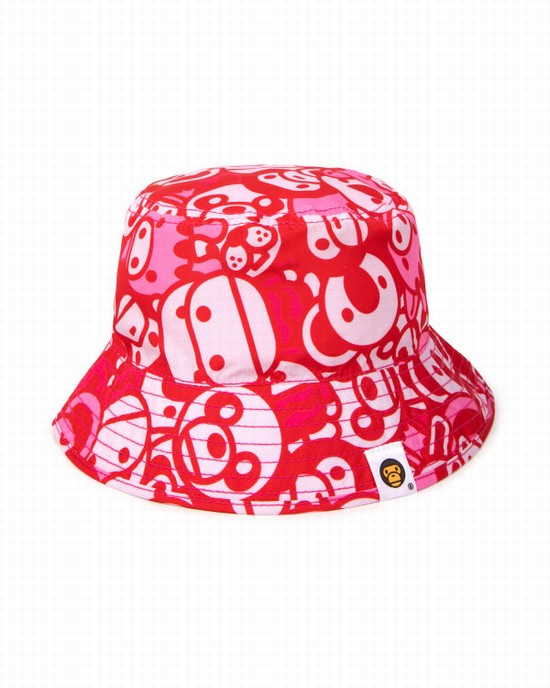 Purple Bape Milo bucket Men's Hats | ZA-45129