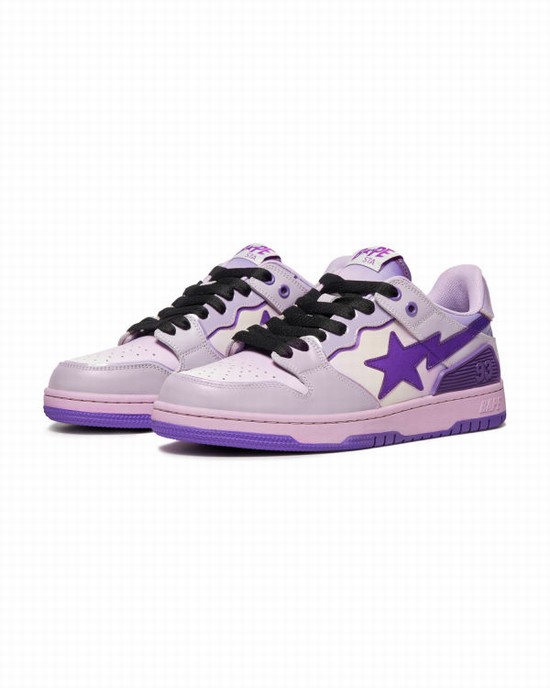 Purple Bape SK8 STA #1 Women's Sneakers | ZA-86237