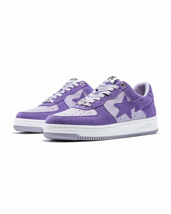 Purple Bape STA #3 Women's Sneakers | ZA-80465