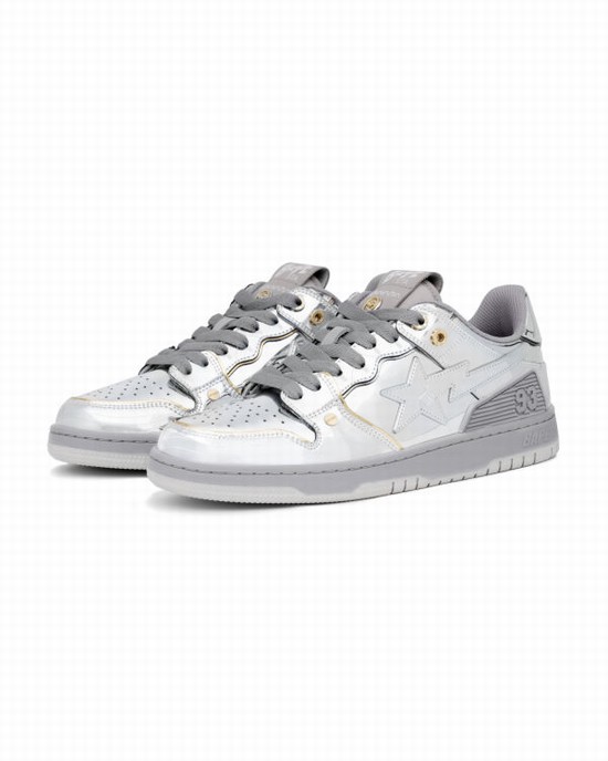 Silver Bape X Hajime Sorayama SK8 STA Women's Sneakers | ZA-46273