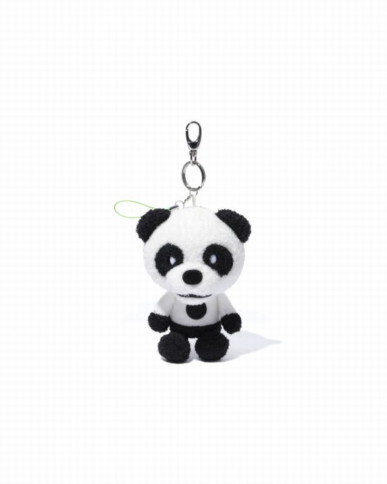 White Bape PD plush Men's Key Rings | ZA-91642