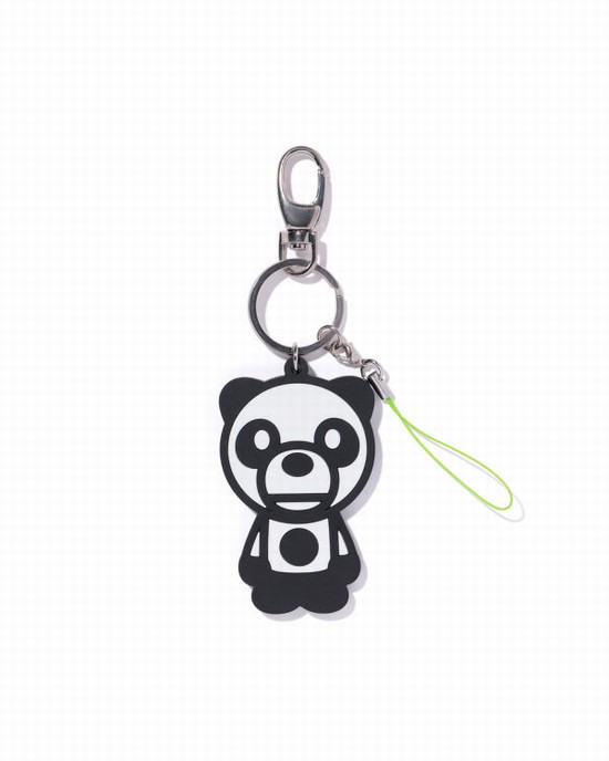 White Bape PD silicon Men's Key Rings | ZA-29145