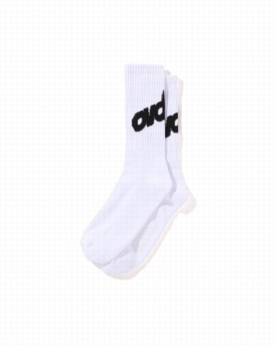 White Bape X OVO Men's Socks | ZA-97681