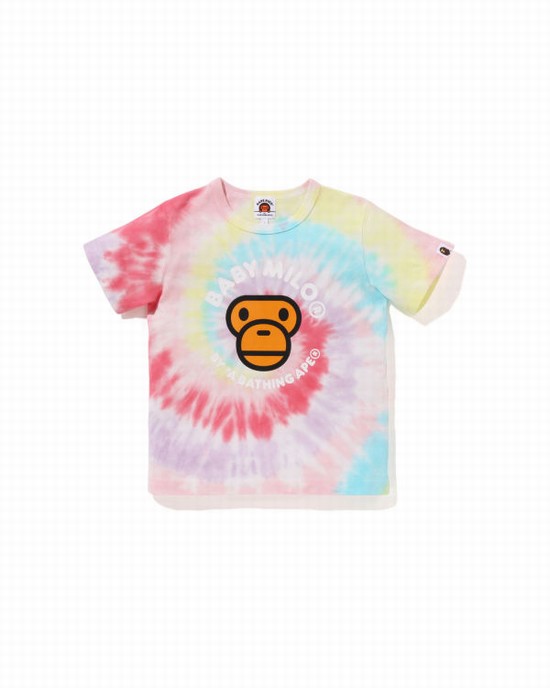 Yellow Bape Milo Dyed Kids' T Shirts | ZA-15329